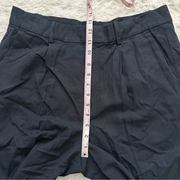 Madewell Trousers Slouchy Straight Pants in Drapey Twill True Black 10 NWT New - Picture 12 of 13